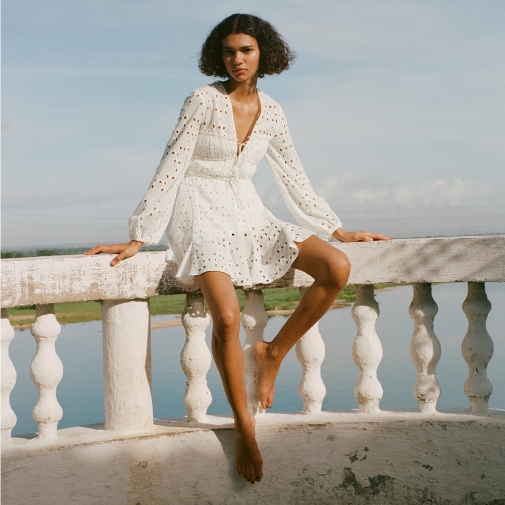 White Dress ZARA